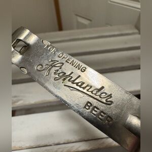Highlander Beer can opener